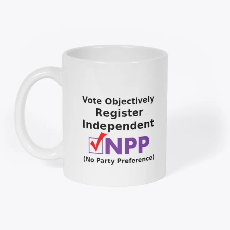 Vote Objectively Register Independent 