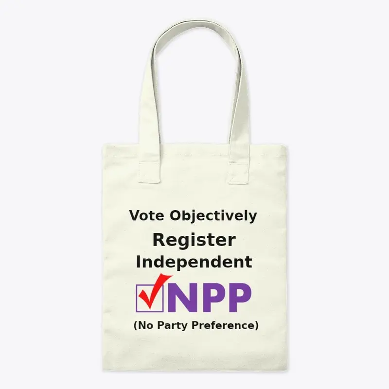 Vote Objectively Register Independent 